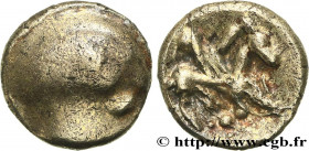GALLIA BELGICA - REMI (Area of Reims)
Type : Quart de statère “aux segments de cercles”, cheval à droite 
Date : c. 80-50 AC. 
Mint name / Town : Reim...