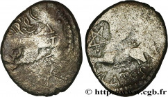 GALLIA BELGICA - REMI (Area of Reims)
Type : Denier ATEVLA / VLATOS, classe Ia 
Date : c. 60-30 AC. 
Mint name / Town : Reims (51) 
Metal : silver 
Di...