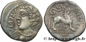 GALLIA BELGICA - REMI (Area of Reims)
Type : Denier ATEVLA / VLATOS, classe Ia 
Date : c. 60-30 AC. 
Mint name / Town : Reims (51) 
Metal : silver 
Di...