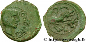GALLIA - SANTONES / MID-WESTERN, Unspecified
Type : Bronze CONTOVTOS (quadrans) 
Date : c. 40 AC. 
Metal : bronze 
Diameter : 15,5  mm
Orientation die...
