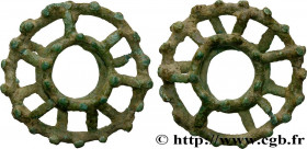 "ROUELLES"
Type : Rouelle en bronze 
Metal : bronze 
Diameter : 24  mm
Orientation dies : 12  h.
Weight : 3,05  g.

Grade : XF