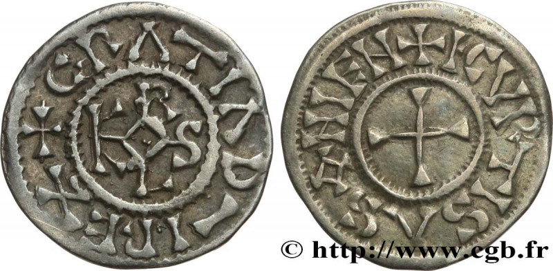 CHARLES II LE CHAUVE / THE BALD
Type : Denier 
Date : c. 864-875 
Mint name / To...