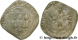 BRITTANY - DUCHY OF BRITTANY - ANNE OF BRITTANY
Type : Blanc 
Date : n.d. 
Mint name / Town : Nantes 
Metal : billon 
Diameter : 28,5  mm
Orientation ...