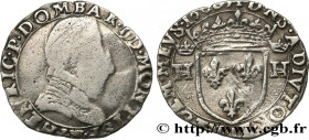 DOMBES - PRINCIPALITY OF DOMBES - HENRI DE MONTPENSIER
Type : Demi-teston 
Date : 1605 
Mint name / Town : Trévoux 
Metal : silver 
Diameter : 24  mm
...
