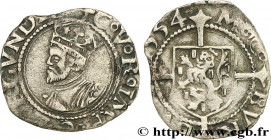 FRANCHE-COMTÉ - COUNTY OF BURGUNDY - CHARLES V CALLED CHARLES QUINT
Type : Petit blanc ou demi-carolus 
Date : 1554 
Mint name / Town : Dole 
Metal : ...