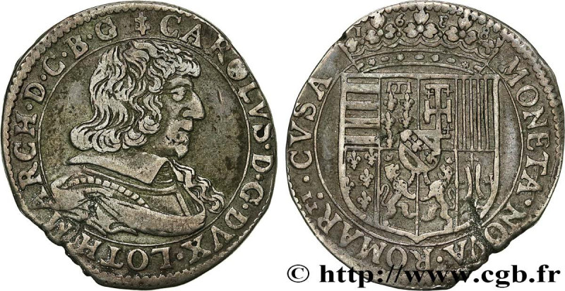 DUCHY OF LORRAINE - CHARLES IV
Type : Teston 
Date : 1638 
Mint name / Town : Re...