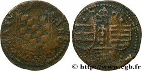 ARDENNES - PRINCIPALITY OF ARCHES-CHARLEVILLE - CHARLES II GONZAGA
Type : Gigot ou demi-liard, imitation de Liège 
Date : n.d. 
Mint name / Town : Cha...