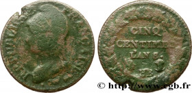 CONSULATE
Type : Cinq centimes Dupré, grand module 
Date : An 8/5 (1799-1800) 
Mint name / Town : Strasbourg/ Nantes 
Quantity minted : --- 
Metal : c...