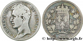 CHARLES X
Type : 2 francs Charles X 
Date : 1828 
Mint name / Town : La Rochelle 
Quantity minted : --- 
Metal : silver 
Millesimal fineness : 900  ‰
...