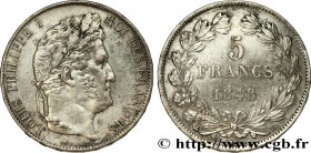 LOUIS-PHILIPPE I
Type : 5 francs IIIe type Domard 
Date : 1848 
Mint name / Town : Strasbourg 
Quantity minted : 898220 
Metal : silver 
Millesimal fi...