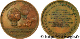 LOUIS XVI
Type : Médaille, Expérience aérostatique, Premier vol de ballons habités 
Date : 1784 
Metal : copper 
Diameter : 50  mm
Weight : 70,06  g.
...