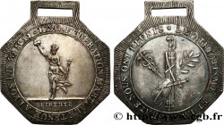 FRENCH CONSTITUTION - NATIONAL ASSEMBLY
Type : Médaille patriotique 
Date : 1790 
Mint name / Town : 69 - Lyon 
Metal : silver plated copper 
Diameter...