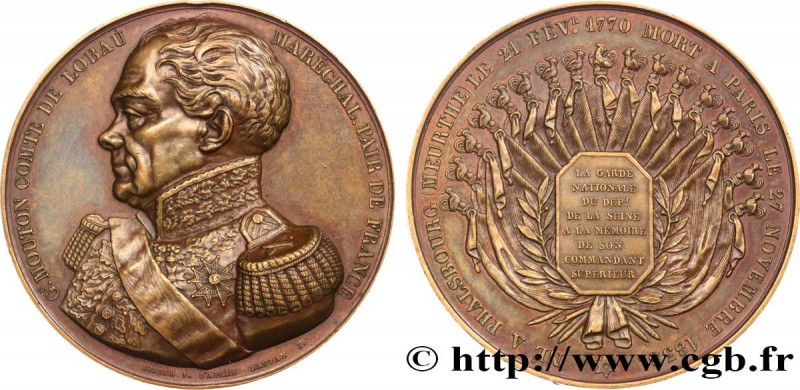LOUIS-PHILIPPE I
Type : Médaille, Général Mouton, Comte de Lobau 
Date : 1838 
M...