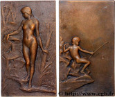III REPUBLIC
Type : Plaquette de récompense, La Source 
Date : (1904) 
Metal : bronze 
Diameter : 68,5  mm
Engraver : PRUD’HOMME Georges-Henri (1873-1...