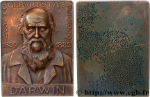 SCIENCE & SCIENTIFIC
Type : Plaquette, Charles Darwin, 100e anniversaire de naissance 
Date : 1909 
Metal : bronze 
Diameter : 50,5  mm
Weight : 44,45...