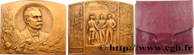 III REPUBLIC
Type : Plaque, Union des ouvriers et des employés de Fécamp, Bénédictine 
Date : 1917 
Metal : bronze 
Diameter : 67,5  mm
Engraver : Pil...