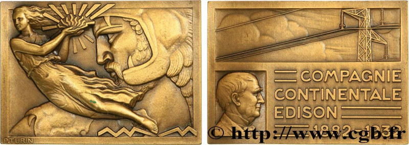 III REPUBLIC
Type : Plaquette, Cinquantenaire de la Compagnie Continentale Ediso...