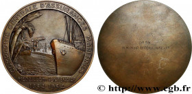 IV REPUBLIC
Type : Médaille, Centenaire de la Compagnie centrale d’assurances maritimes 
Date : 1954 
Metal : bronze 
Diameter : 100  mm
Weight : 375,...