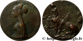 ITALY
Type : Médaille, Cecilia Gonzaga par Pisanello 
Date : n.d. 
Metal : bronze 
Diameter : 82  mm
Engraver : Pisanello 
Weight : 191,2  g.
Edge : l...
