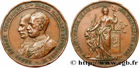 KINGDOM OF SERBIA - MILAN III OBRENOVIC
Type : Médaille, Libération de l’occupation ottomane 
Date : 1865 
Metal : bronze 
Diameter : 44  mm
Weight : ...