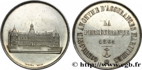 INSURANCES
Type : La Persévérante 
Date : 1861 
Metal : silver 
Diameter : 35,5  mm
Orientation dies : 12  h.
Weight : 19,55  g.
Edge : Lisse 
Puncheo...