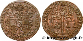 DUCHY OF LORRAINE - CHARLES III THE GREAT DUKE
Type : Chambre des comptes 
Date : 1594 
Metal : red copper 
Diameter : 27,3  mm
Orientation dies : 4  ...