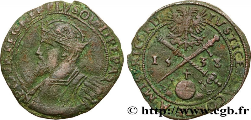 SPANISH NETHERLANDS - COUNTY OF FLANDERS - CHARLES V
Type : Bureau des Finances ...