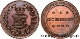 MISCELLANEOUS FIGURES
Type : Alphonse de Schodt 
Date : 1881 
Mint name / Town : s.l. 
Metal : bronze 
Diameter : 30,5  mm
Orientation dies : 12  h.
W...