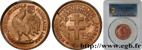 FRENCH EQUATORIAL AFRICA - FREE FRANCE 
Type : 1 Franc 
Date : 1943 
Mint name / Town : Prétoria 
Quantity minted : 6000000 
Metal : copper 
Diameter ...