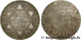MOROCCO
Type : 10 Dirhams Abdul Aziz I an 1321 
Date : 1903 
Mint name / Town : Paris 
Quantity minted : 300157 
Metal : silver 
Diameter : 37,5  mm
O...