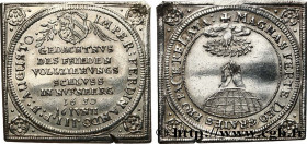GERMANY - NUREMBERG
Type : 1/4 Thaler, flan carré 
Date : 1650 
Mint name / Town : Nuremberg 
Quantity minted : - 
Metal : silver 
Diameter : 41  mm
O...