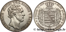 GERMANY - KINGDOM OF SAXONY - FREDERICK-AUGUSTUS II
Type : 2 Thalers  
Date : 1847 
Mint name / Town : Dresde 
Quantity minted : 146967 
Metal : silve...