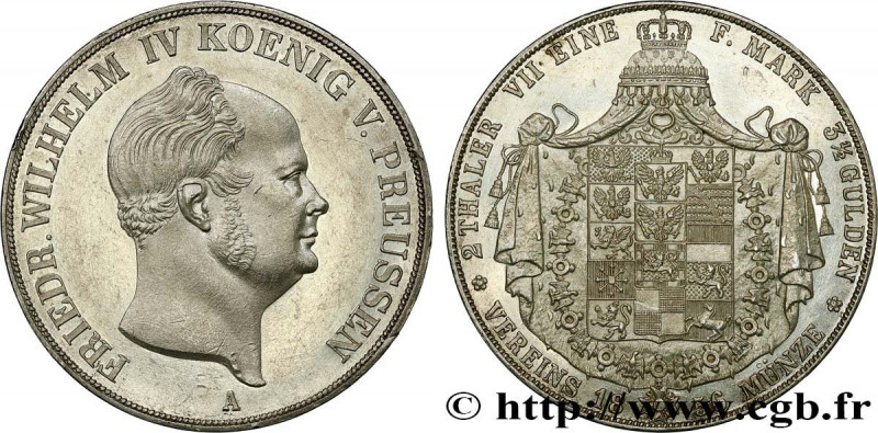 GERMANY - KINGDOM OF PRUSSIA - FREDERICK-WILLIAM IV
Type : 2 Thaler  
Date : 185...