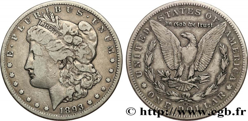 UNITED STATES OF AMERICA
Type : 1 Dollar Morgan 
Date : 1893 
Mint name / Town :...