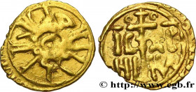 ITALY - SICILY - PALERMO - ROGER II
Type : Tari d’or 
Date : n.d. 
Mint name / Town : Palerme 
Metal : gold 
Diameter : 12  mm
Weight : 0,75  g.
Rarit...