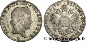 ITALY - KINGDOM OF LOMBARDY-VENETIA - FERDINAND I
Type : 20 Kreuzer  
Date : 1847 
Mint name / Town : Milan - M 
Quantity minted : - 
Metal : silver 
...