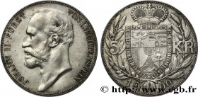 LIECHTENSTEIN - PRINCIPALITY OF LIECHTENSTEIN - JOHN II
Type : 5 Kronen  
Date : 1900 
Mint name / Town : Berne 
Quantity minted : 5000 
Metal : silve...