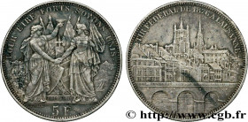 SWITZERLAND
Type : 5 Francs, monnaie de Tir, Lausanne 
Date : 1876 
Quantity minted : 20000 
Metal : silver 
Millesimal fineness : 900  ‰
Diameter : 3...