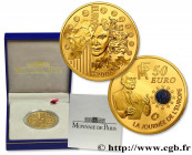 FRANCE
Type : Belle Épreuve 50 Euro L'EUROPA - LA JOURNÉE DE L’EUROPE 
Date : 2006 
Quantity minted : 500 
Metal : gold 
Millesimal fineness : 999  ‰
...