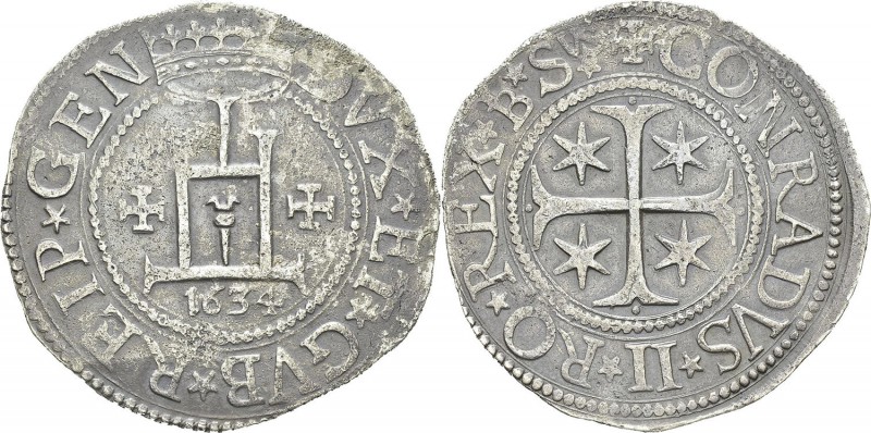 Italie - Gênes
 République - Doges biennaux (1528-1797)
 1 scudo stretto - 163...