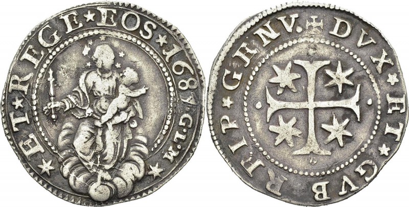 Italie - Gênes
 République - Doges biennaux (1528-1797)
 1/4 de scudo stretto ...
