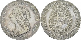 Italie - Sardaigne
 Charles-Emmanuel III (1730-1773)
 1 scudo - 1757 Turin. 
 TTB
 300 / 400