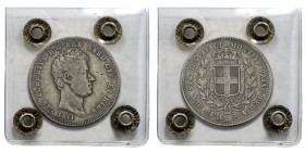 Italie – Sardaigne
 Charles-Albert (1831-1849)
 2 lires - 1841 P Turin.
 Certifié par Ranieri S.R.L (Q/BB).
 TB
 200 / 300