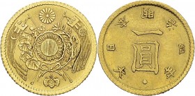Japon
Mutsuhito (1867-1912)
1 yen or - An 4 (1871).
Pratiquement FDC
300 / 400