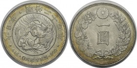 Japon
Mutsuhito (1867-1912)
1 yen - An 24 (1891).
Pratiquement FDC - PCGS MS 63
150 / 200