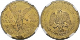 Mexique
 Etats-Unis (1905 à nos jours) 
 50 pesos or - 1945
 Qualité exceptionnelle. 
 FDC - NGC MS 65
 1.300 / 1.500