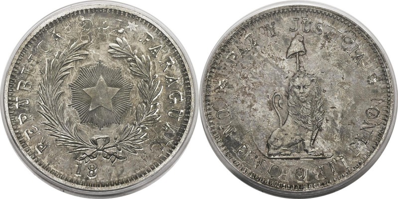 Paraguay
 République (1811 à nos jours) 
 Epreuve du 1 peso - 18-- (vers 1889)...
