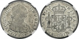 Pérou
 Charles IIII (1788-1808)
 8 réales - 1804 JP Lima. 
 Superbe - NGC AU 58
 100 / 150