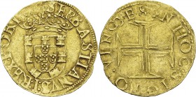 Portugal
 Sébastien Ier (1557-1578)
 1 cruzado or - Non daté Lisbonne. 
 Superbe
 600 / 700