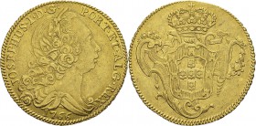Portugal
 Joseph Ier (1750-1777)
 4 escudos or ou 6400 reis or - 1766 Lisbonne.
 TTB à Superbe
 700 / 800